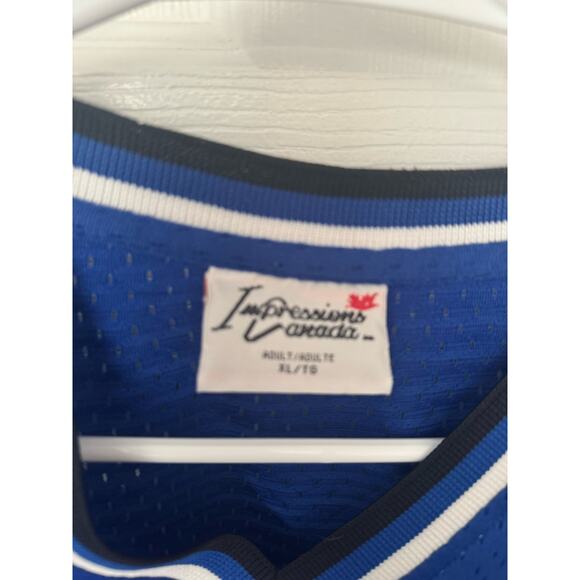 Impressions Canada Blue and White Toronto Maple Leaves Jersey Sz: XL - Picture 4 of 4